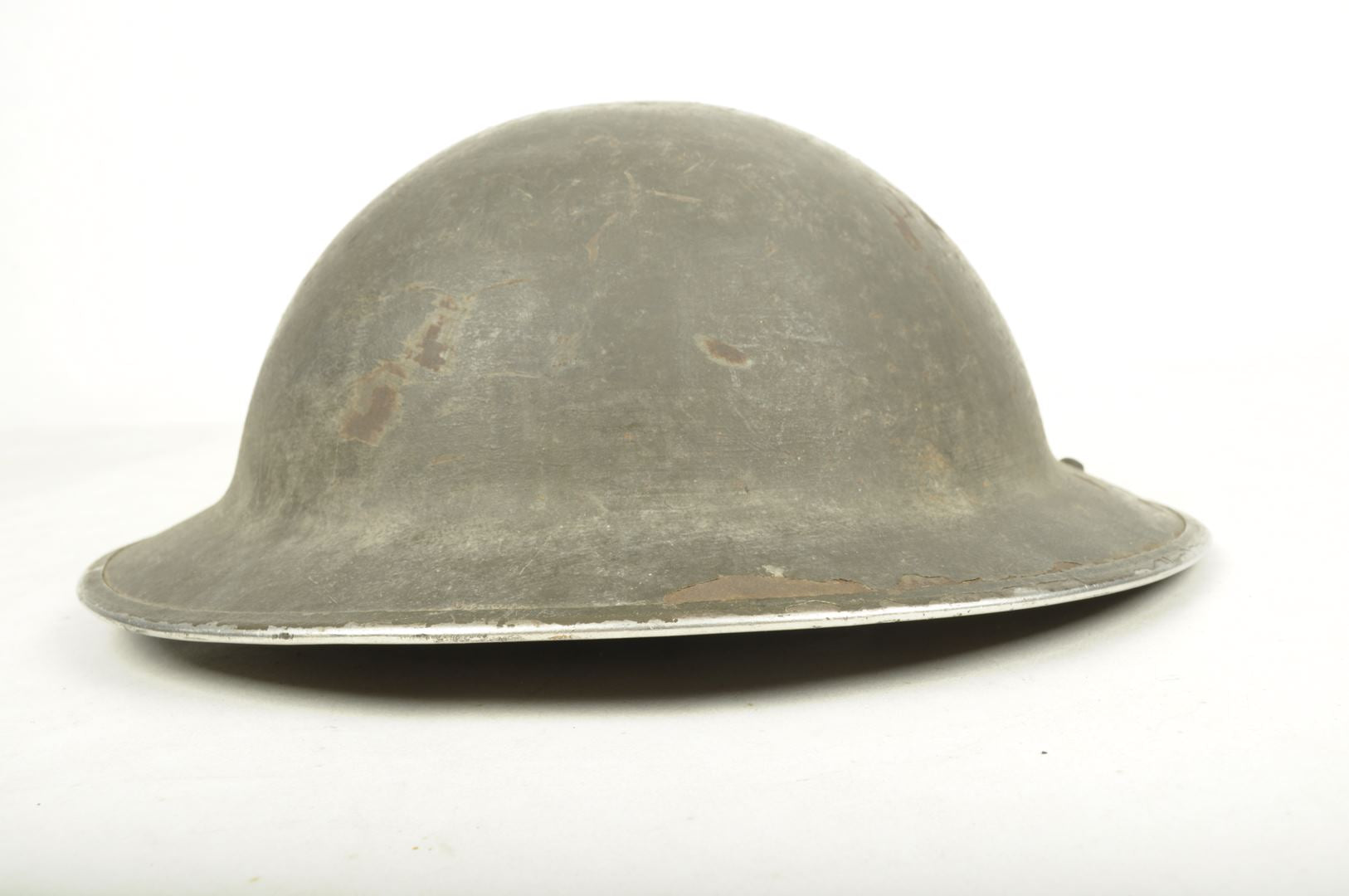 Casque Britannique MKII daté 1940 Nominatif / Pont-Audemer