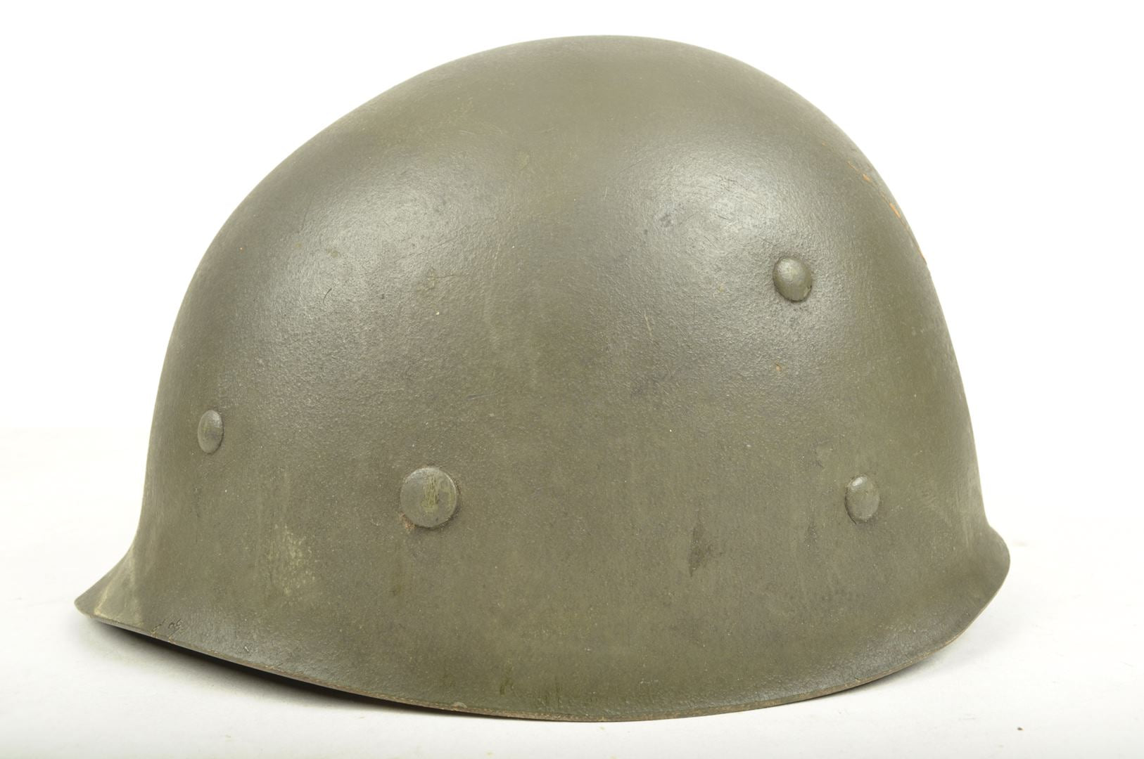 Casque US M1 SCHLUETER de l' US NAVY / Nominatif et identifié