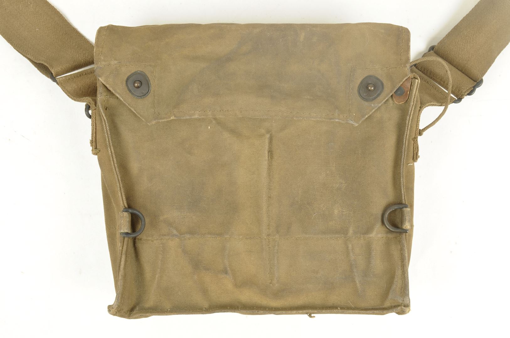 Sacoche Masque à Gaz US nominative et identifiée / 330th Field Artillery Regiment