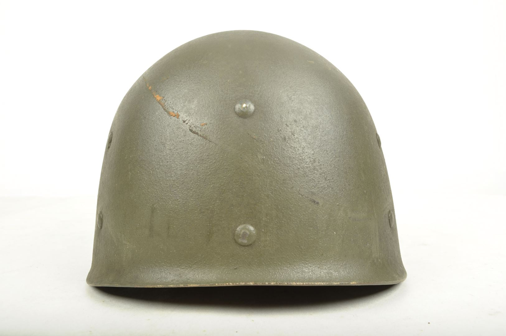Casque US M1 SCHLUETER de l' US NAVY / Nominatif et identifié