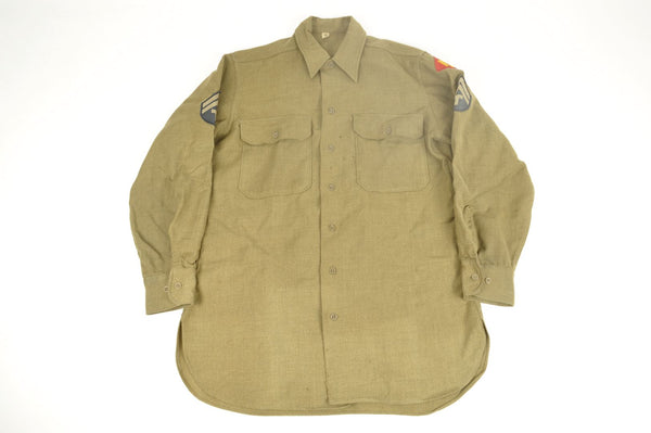 Chemise "moutarde" 103rd & 45th Infantry Division / identifiée Vosges