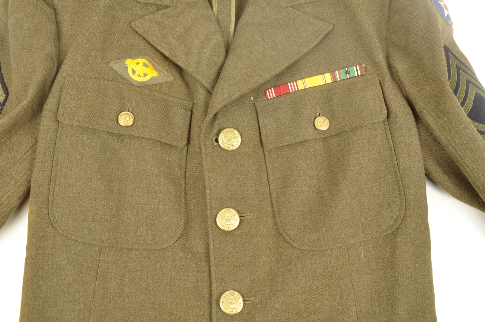 Vareuse US AIR FORCE Nominatif / Identifiée 375th Service Squadron