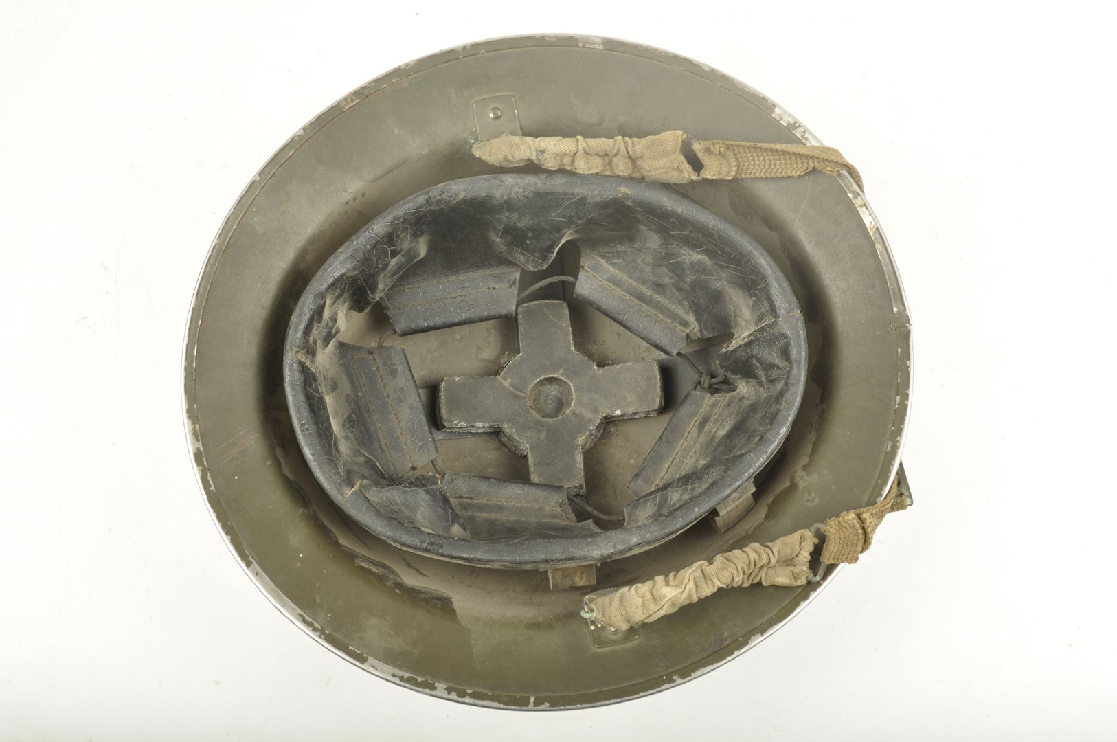 Casque Britannique MKII daté 1940 Nominatif / Pont-Audemer