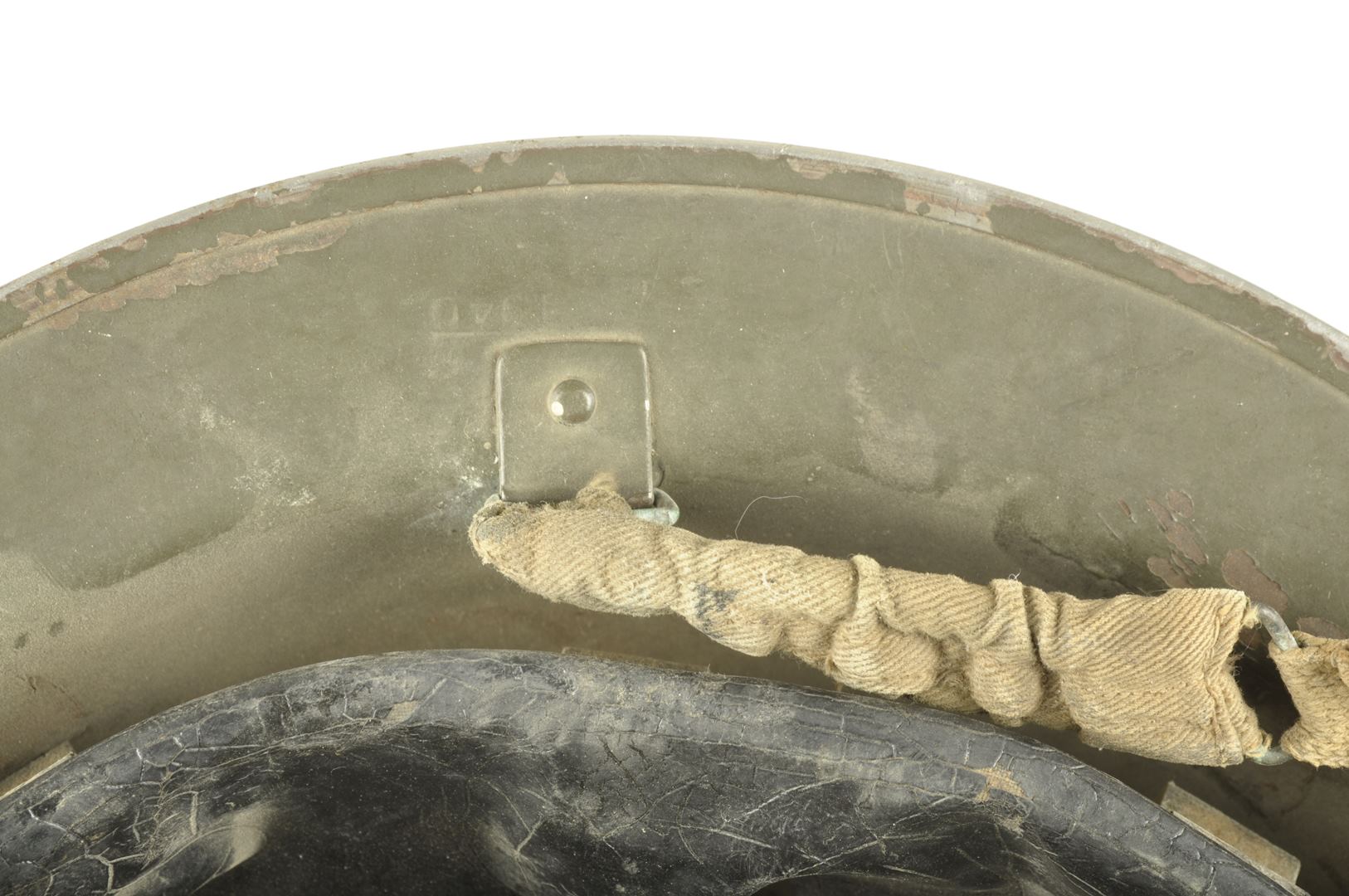 Casque Britannique MKII daté 1940 Nominatif / Pont-Audemer