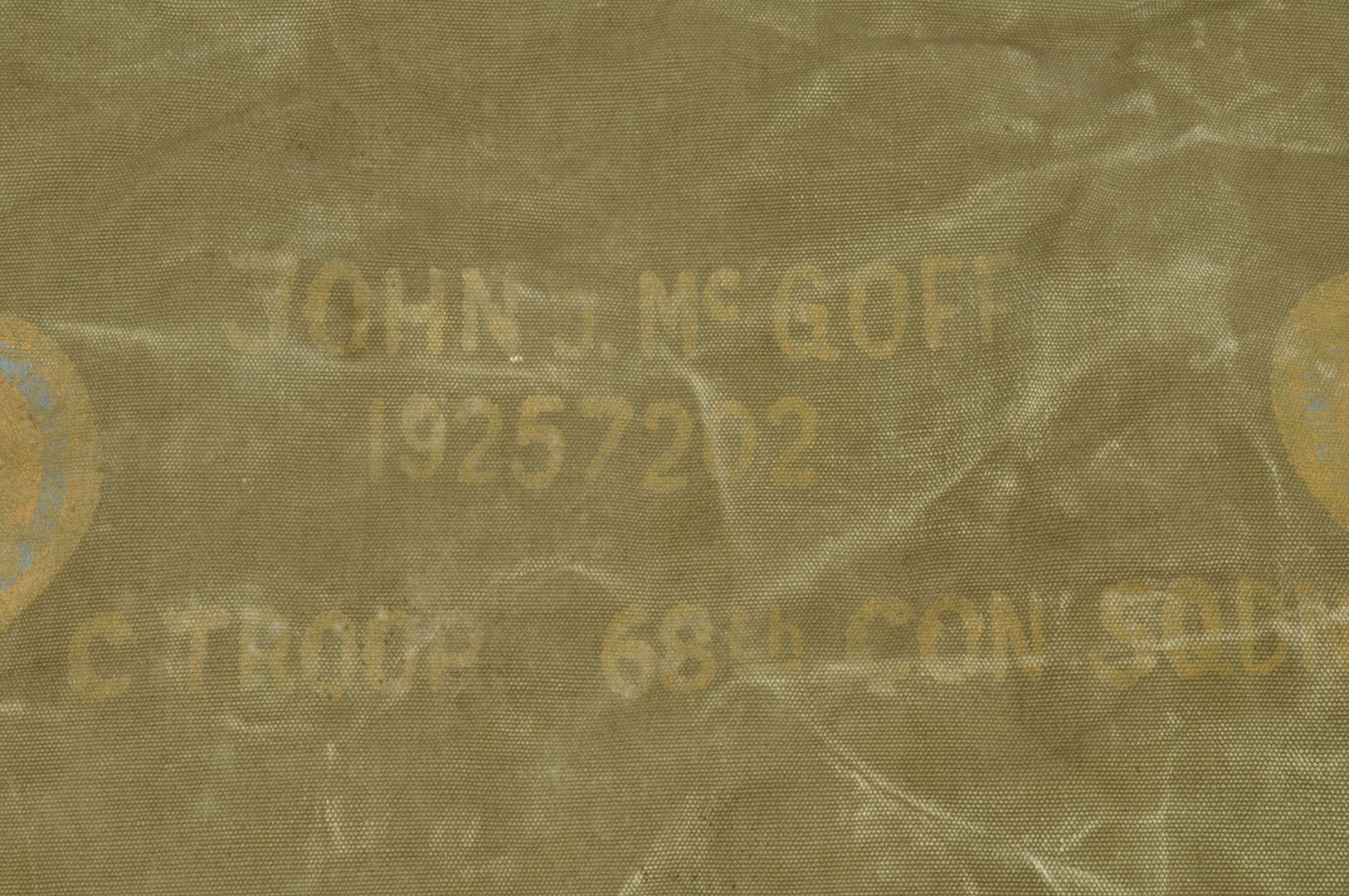 Sac paquetage Américain / Nominatif