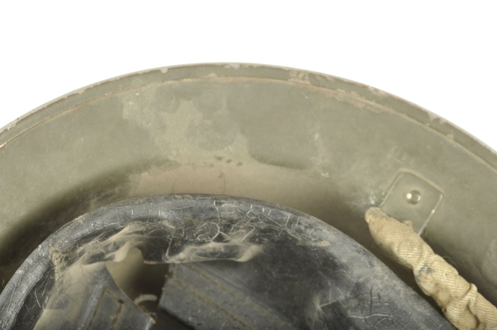 Casque Britannique MKII daté 1940 Nominatif / Pont-Audemer