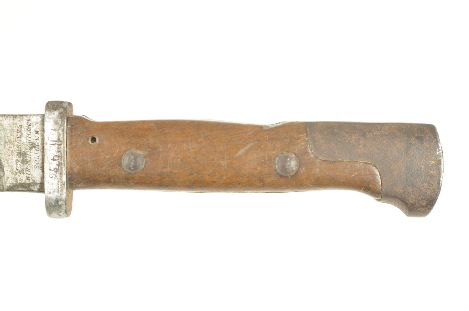 Baïonnette Allemande 84/98 datée 1887 / Régimentée I.R.9.76