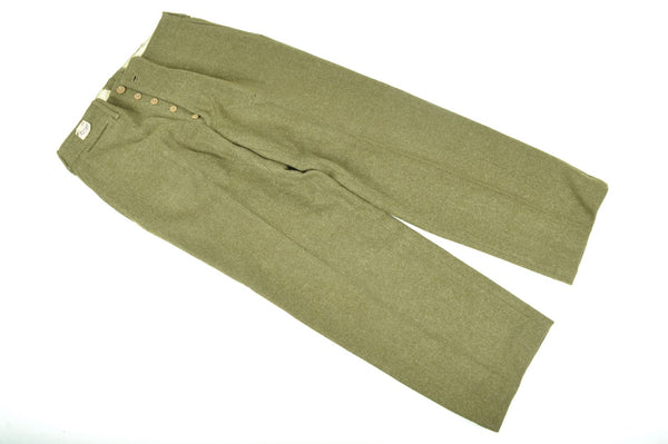 Pantalon moutarde en laine / daté 1937