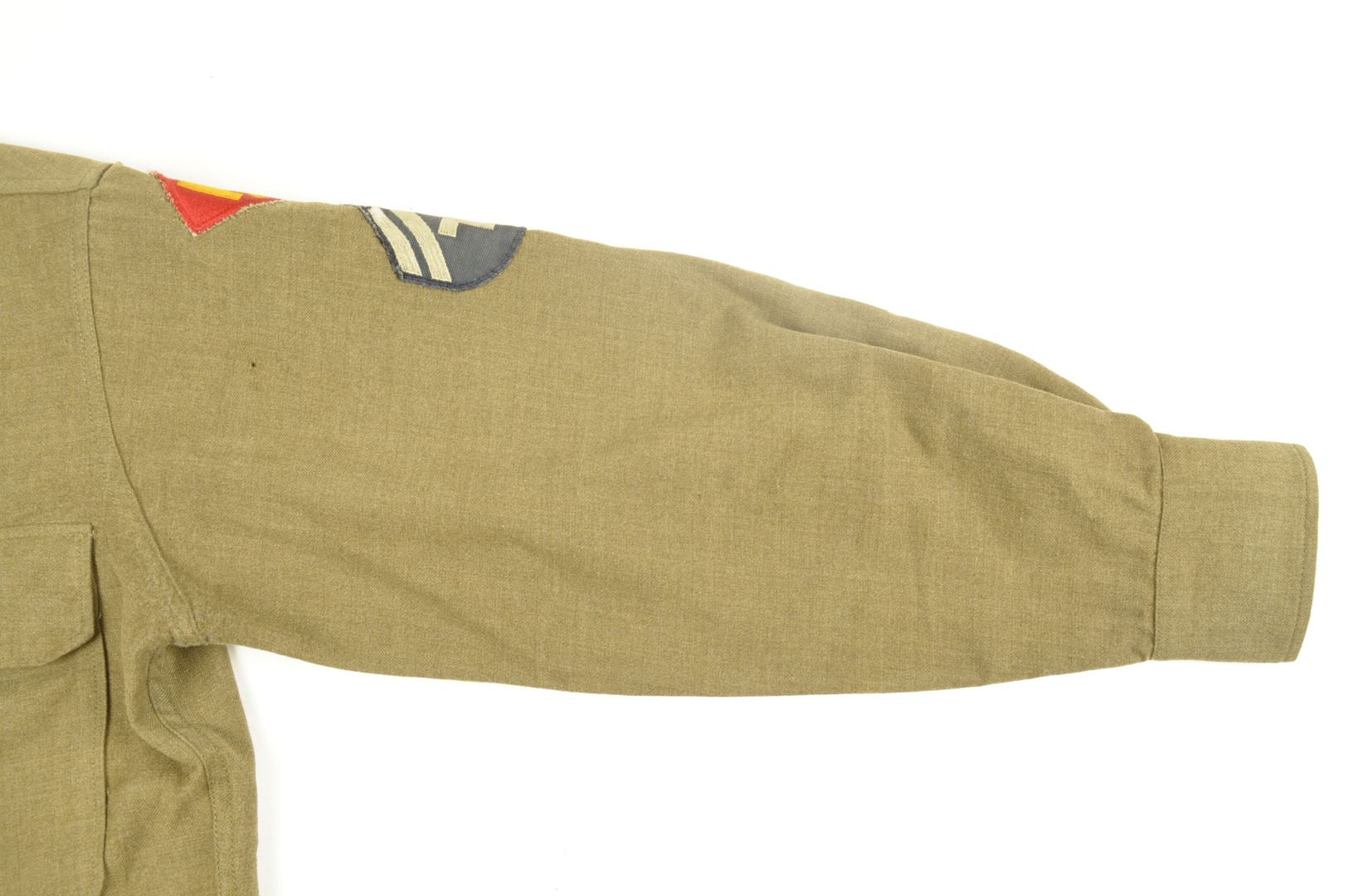 Chemise "moutarde" 103rd & 45th Infantry Division / identifiée Vosges