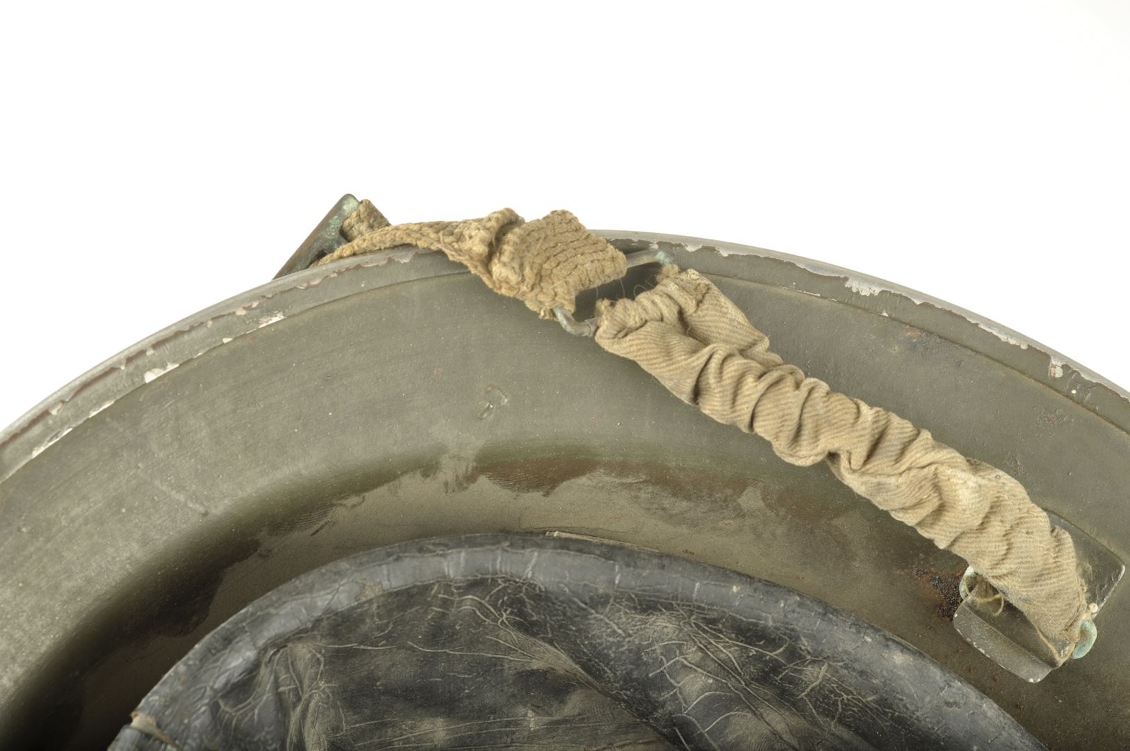 Casque Britannique MKII daté 1940 Nominatif / Pont-Audemer