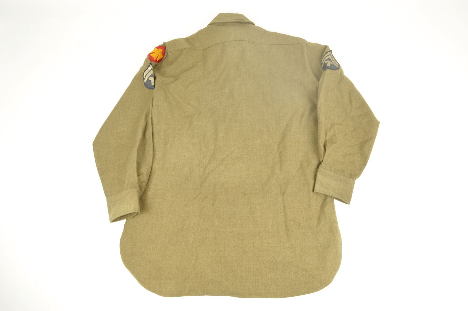 Chemise "moutarde" 103rd & 45th Infantry Division / identifiée Vosges