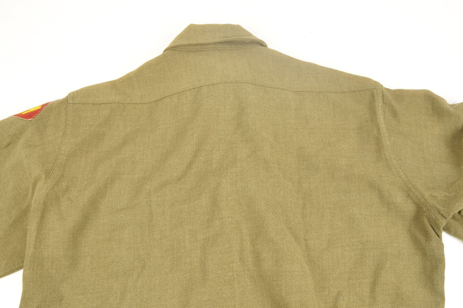 Chemise "moutarde" 103rd & 45th Infantry Division / identifiée Vosges