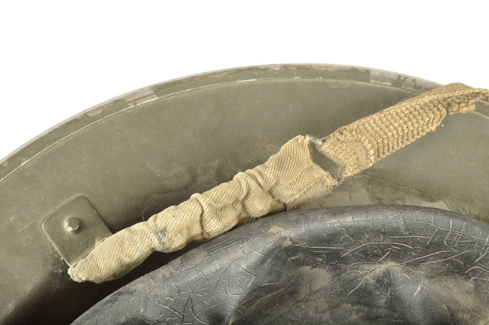 Casque Britannique MKII daté 1940 Nominatif / Pont-Audemer