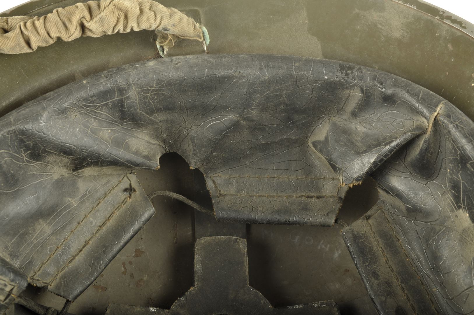 Casque Britannique MKII daté 1940 Nominatif / Pont-Audemer