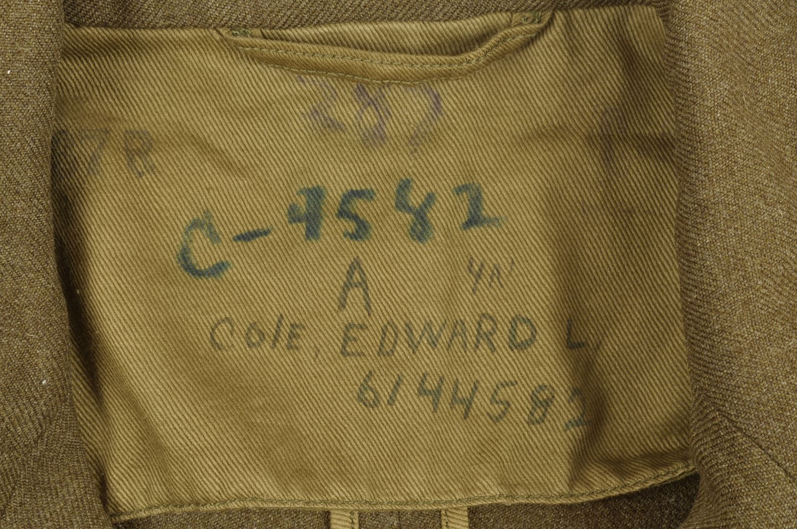 Vareuse US AIR FORCE Nominatif / Identifiée 375th Service Squadron