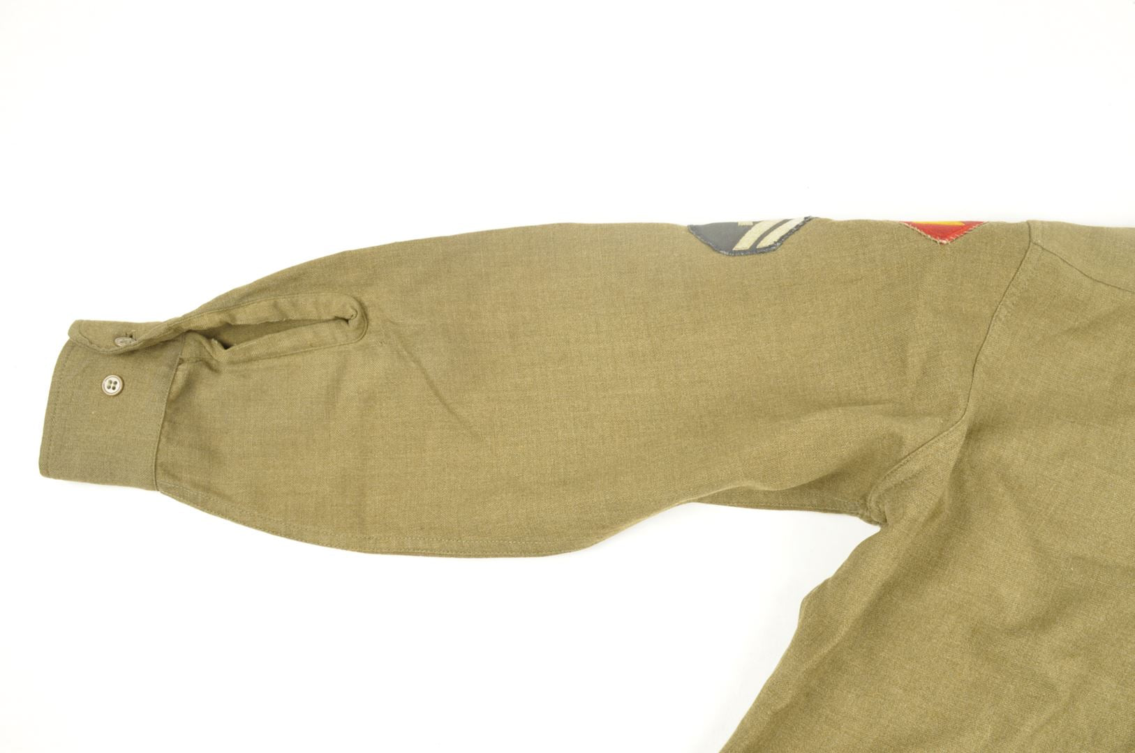 Chemise "moutarde" 103rd & 45th Infantry Division / identifiée Vosges