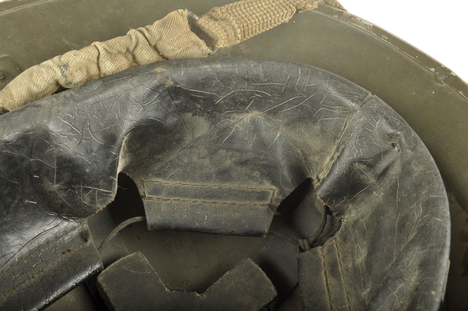 Casque Britannique MKII daté 1940 Nominatif / Pont-Audemer