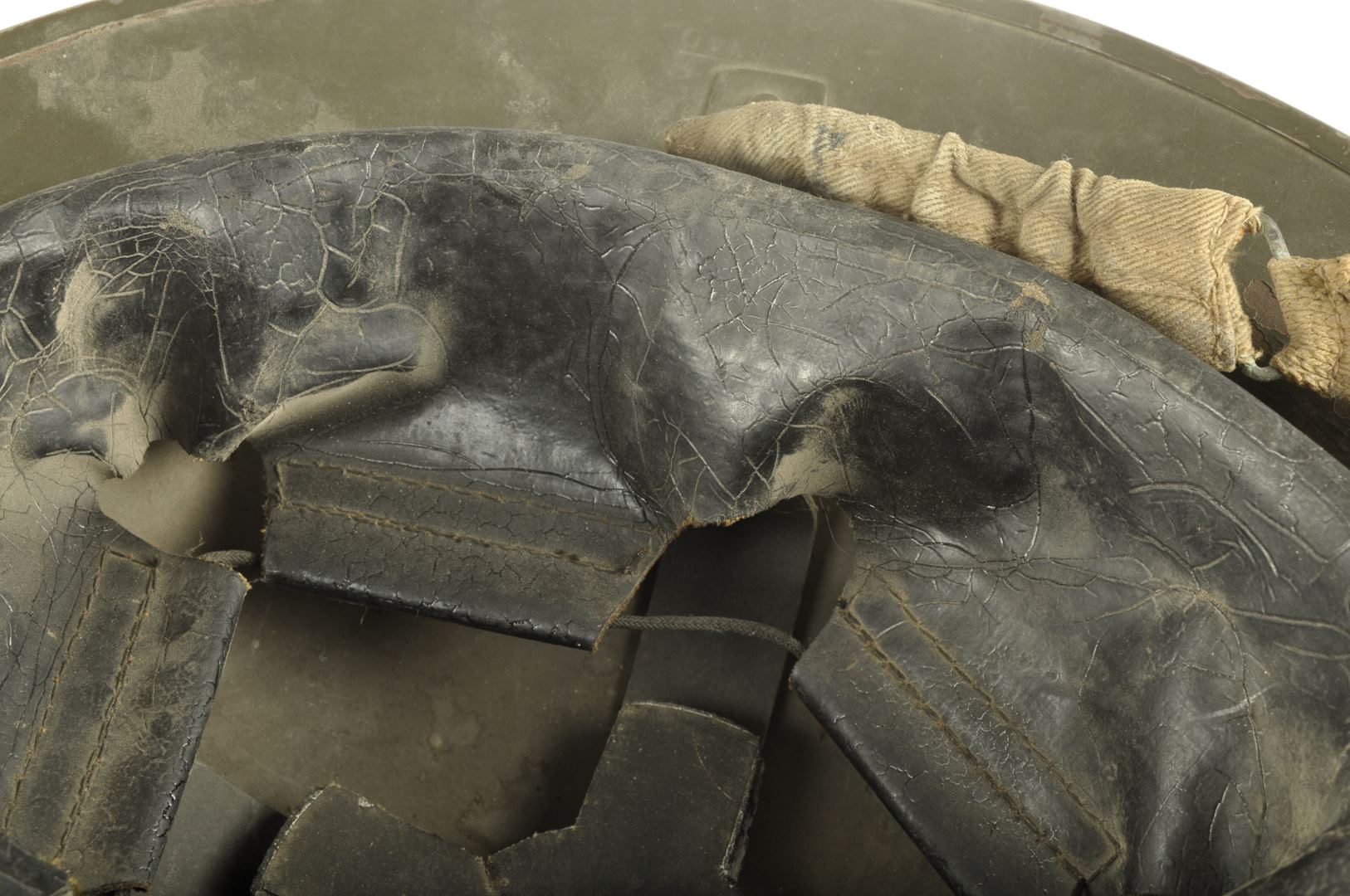 Casque Britannique MKII daté 1940 Nominatif / Pont-Audemer