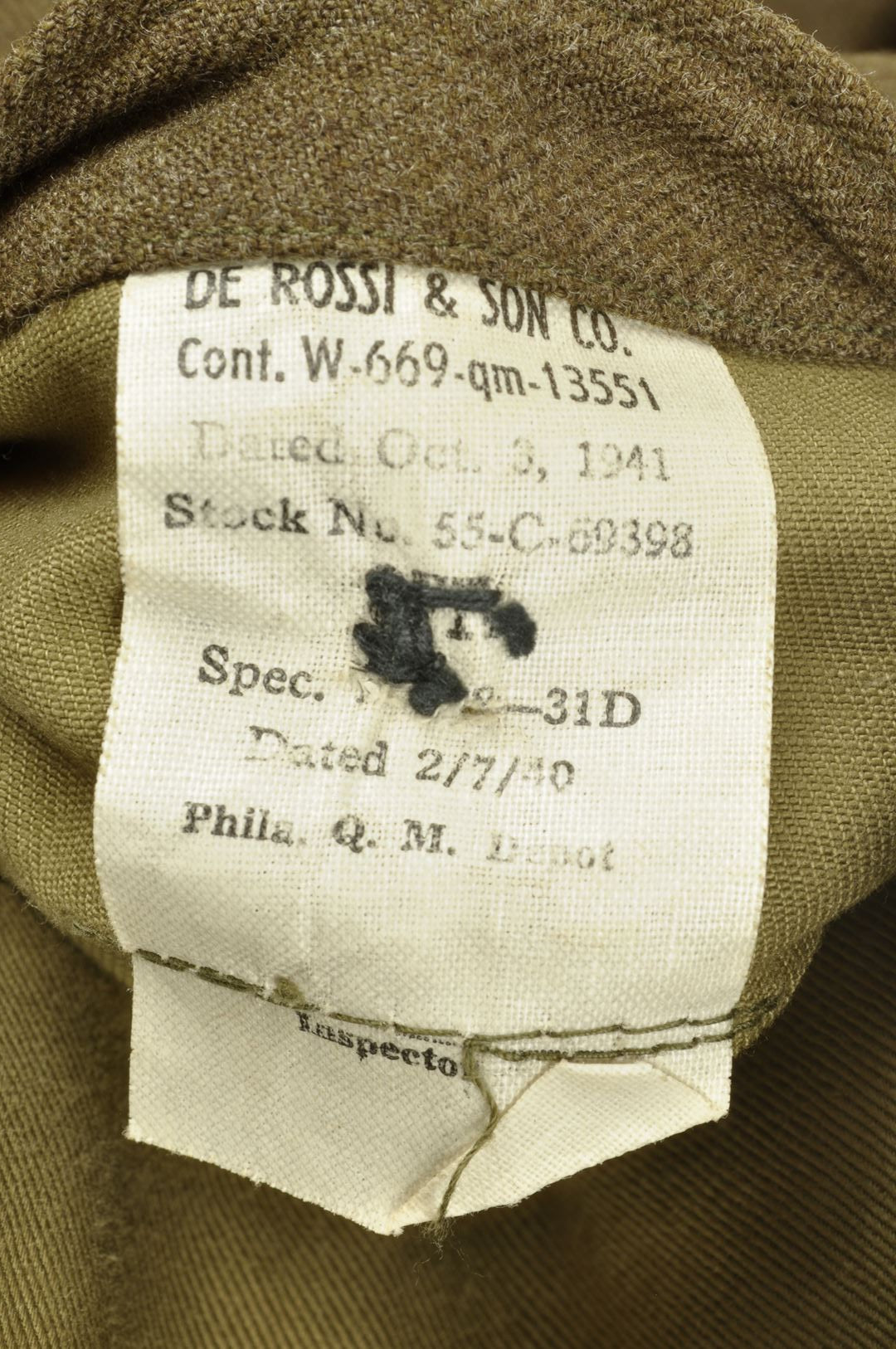 Vareuse US AIR FORCE Nominatif / Identifiée 375th Service Squadron