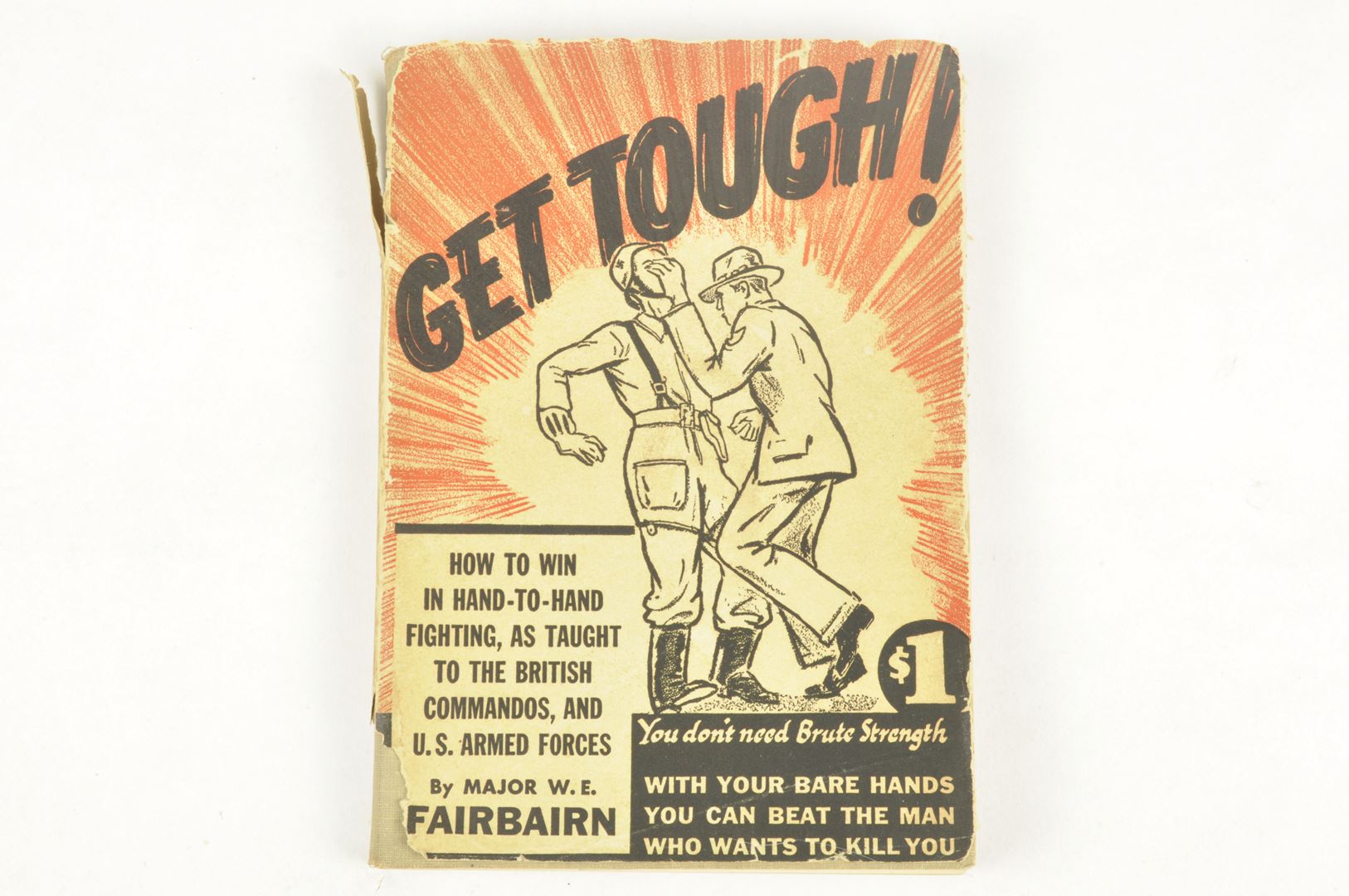 Livre ORIGINAL "GET TOUGH" daté 1943 / nominatif