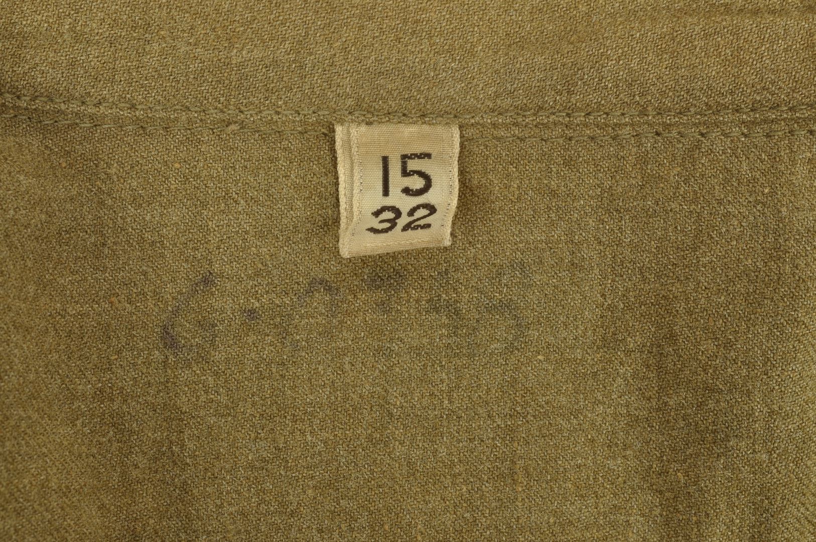 Chemise "moutarde" 103rd & 45th Infantry Division / identifiée Vosges