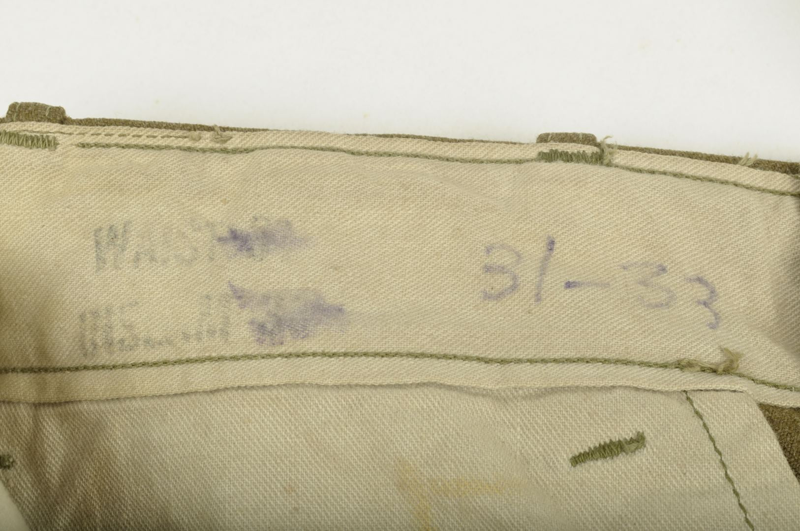 Pantalon moutarde  30 X 31 / Daté 1943