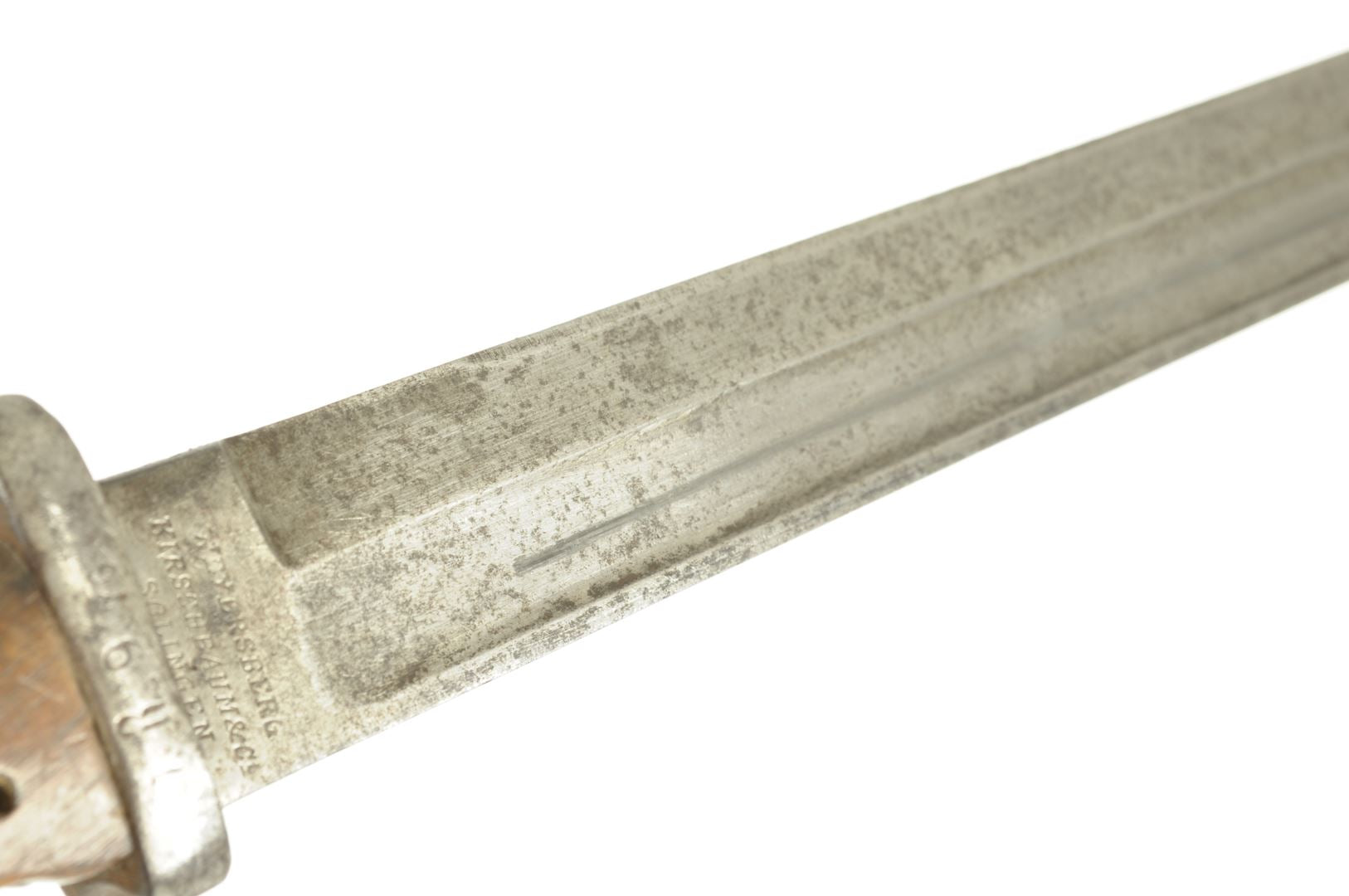 Baïonnette Allemande 84/98 datée 1887 / Régimentée I.R.9.76