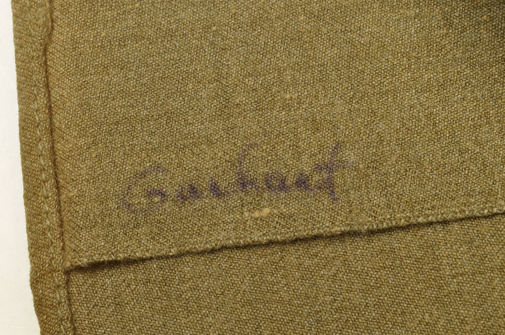 Chemise "moutarde" 103rd & 45th Infantry Division / identifiée Vosges