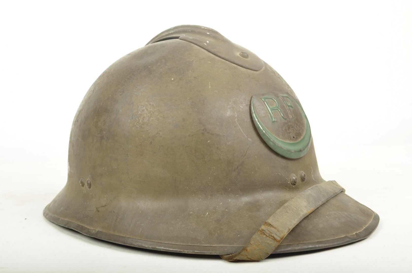 Casque Adrian 1926 Tirailleurs Marocains  / daté 1939