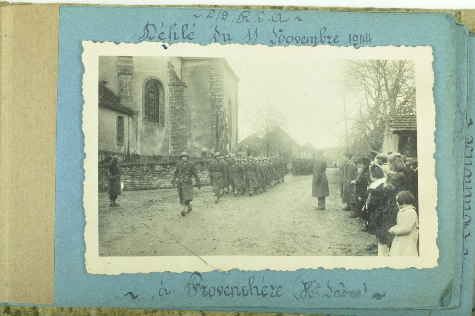 Album photos annotées 9ième RCA / Alsace