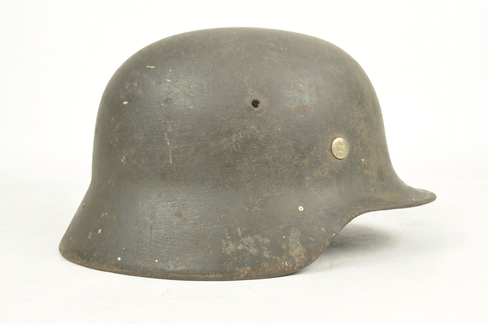 Casque allemand HEER modèle 35 Nominatif sorti de grenier