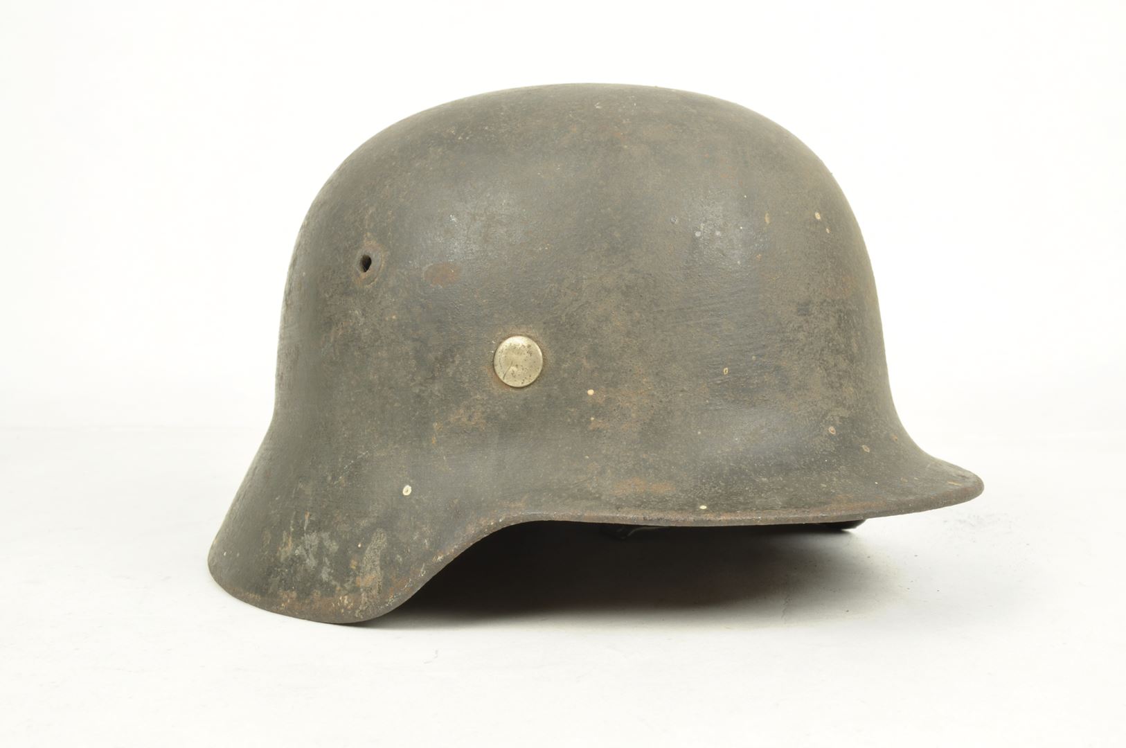 Casque allemand HEER modèle 35 Nominatif sorti de grenier