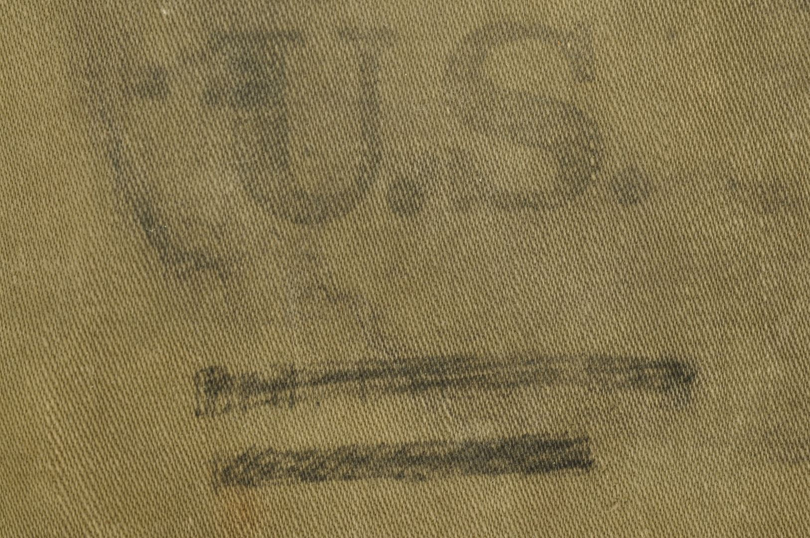 Musette M36 caoutchoutée ATLANTIC PRODUCTS 1942 / Nominative