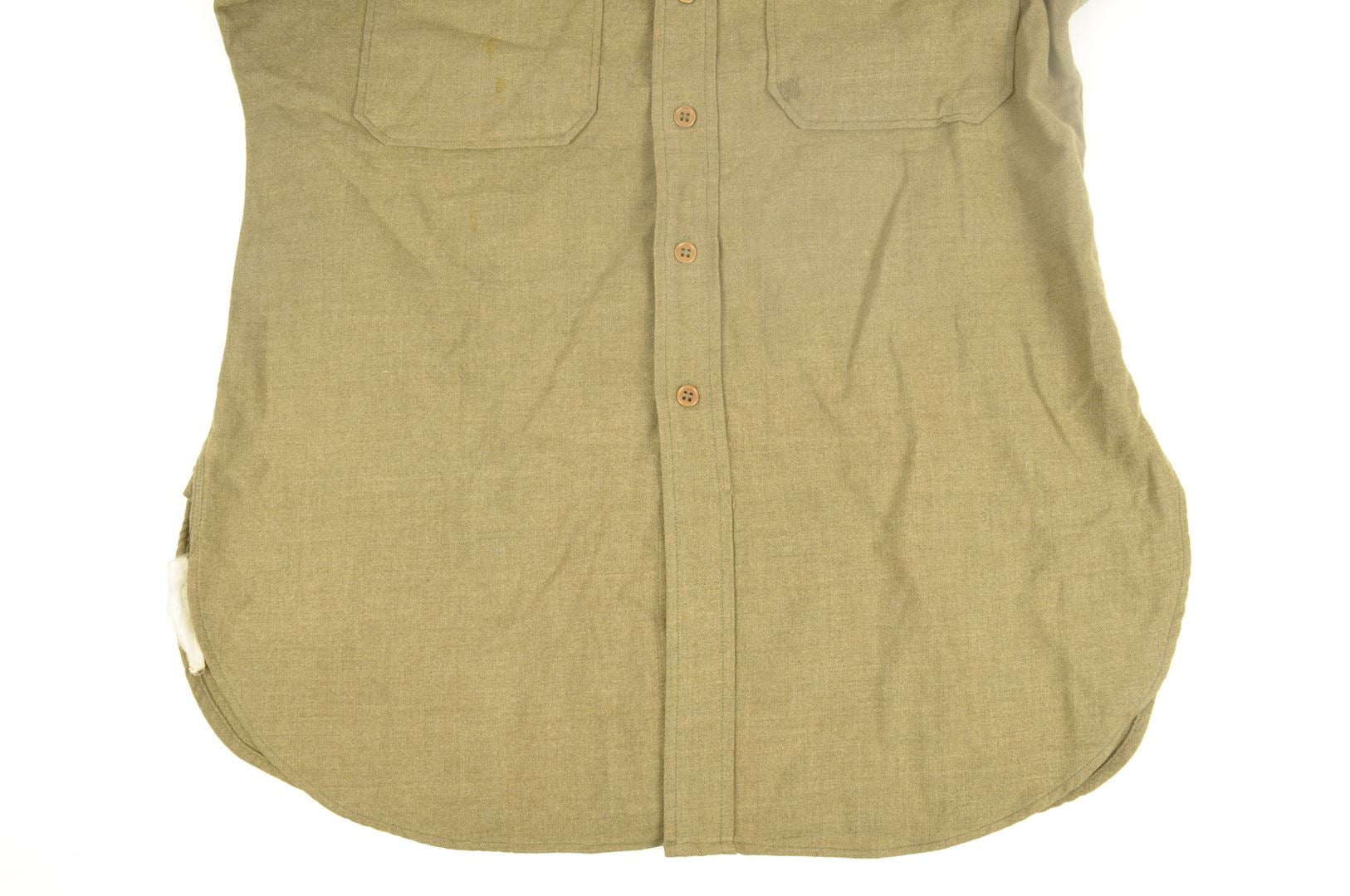 Chemise "moutarde" 77th Infantry Division identifiée / Okinawa