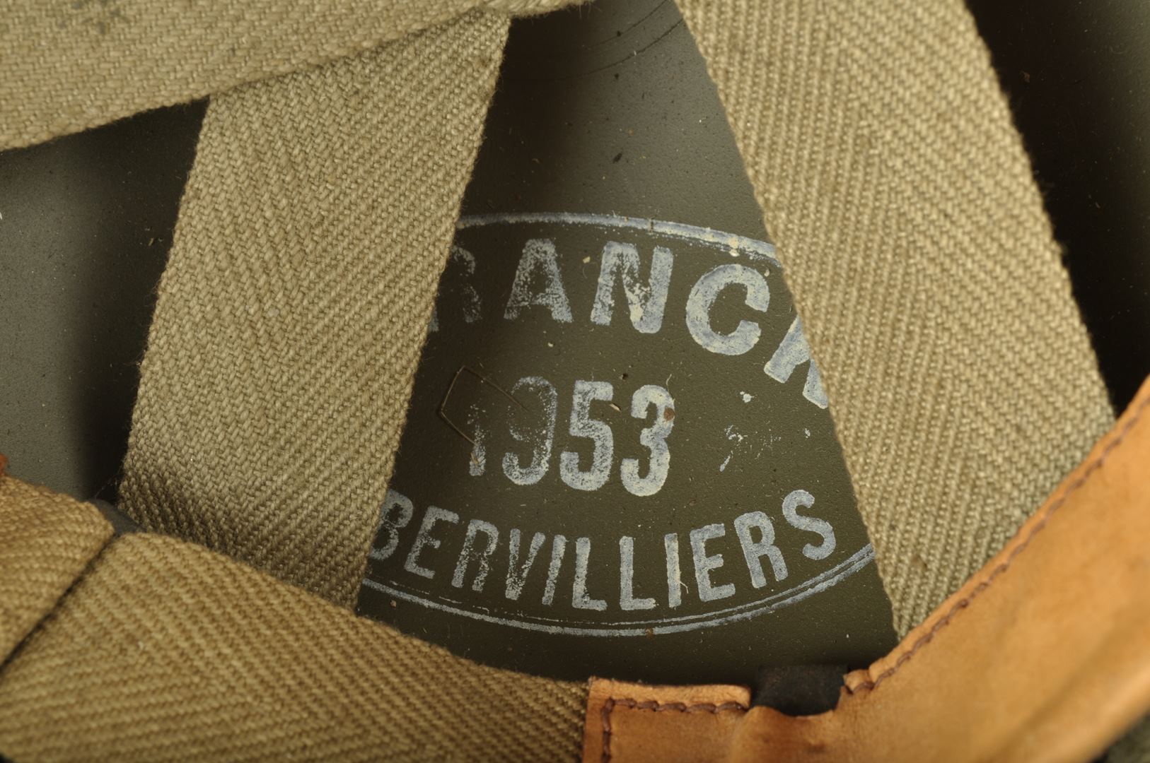 Sous casque TAP 51 - 53 daté 1953 / NEUF DE STOCK