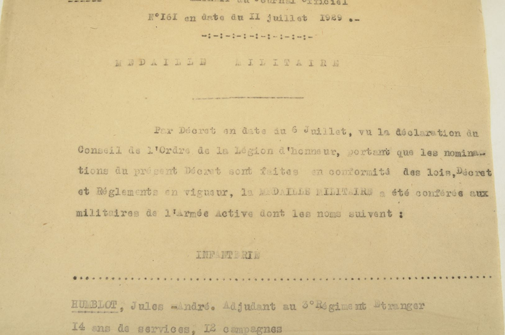 Ensemble diplômes et médailles 3 REI / Campagne du Maroc