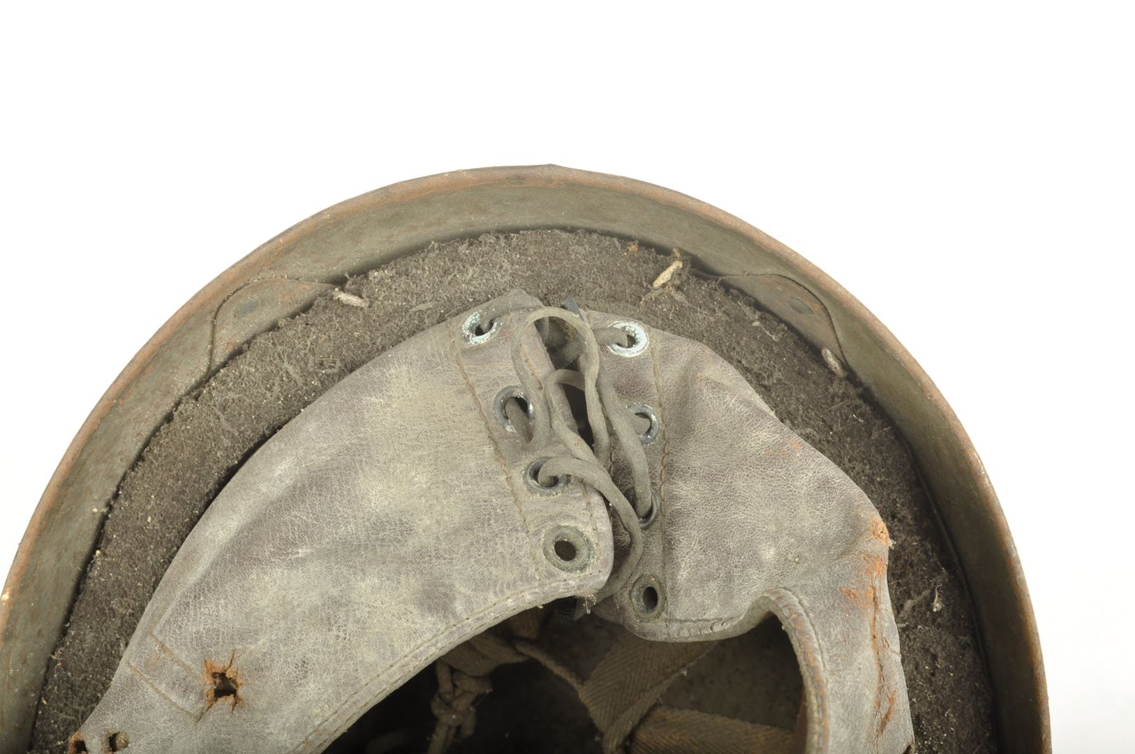 Casque Britannique Despatch Rider daté 1942 / Brigade Piron