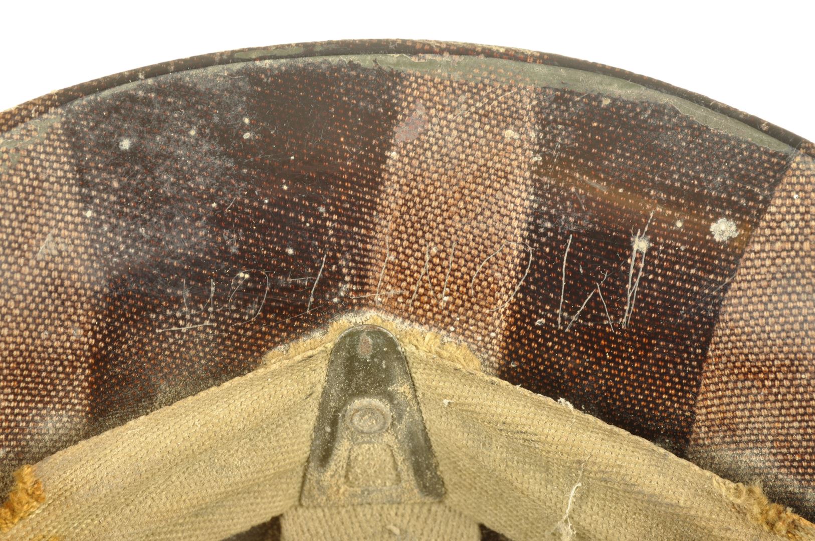 Casque US M1 et son sous casque MSA sorti de ferme / Arcey