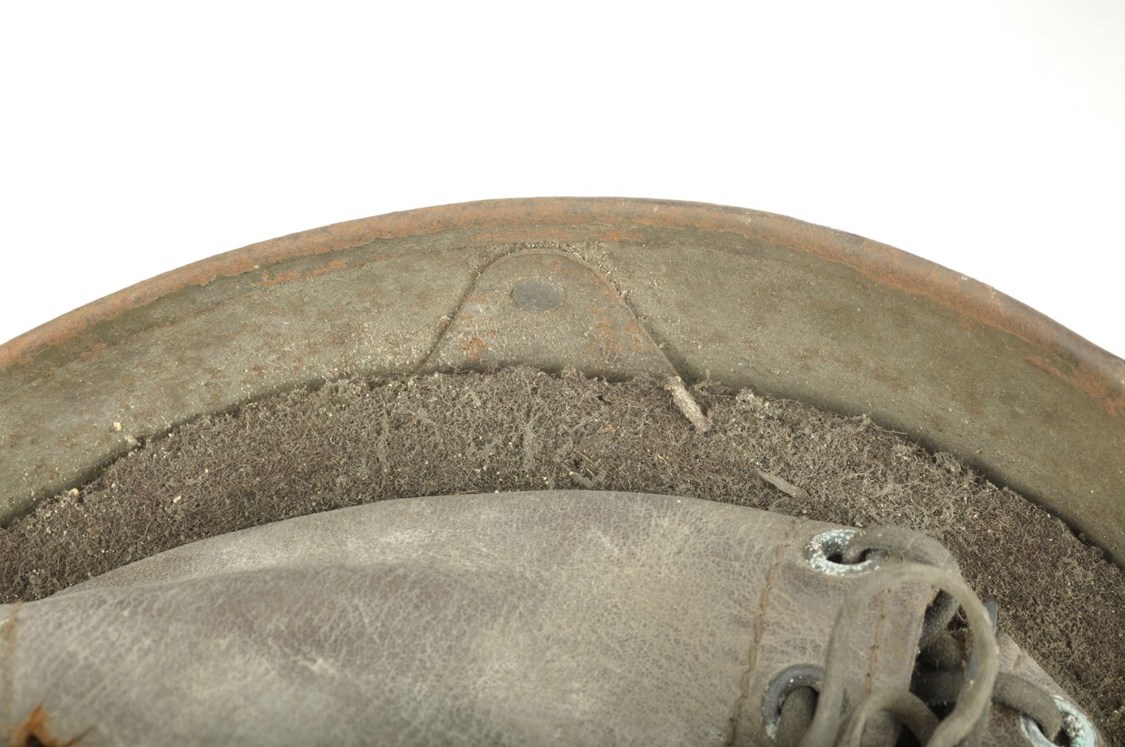 Casque Britannique Despatch Rider daté 1942 / Brigade Piron
