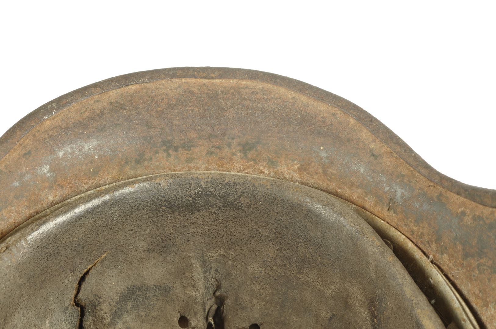 Casque allemand HEER modèle 35 Nominatif sorti de grenier