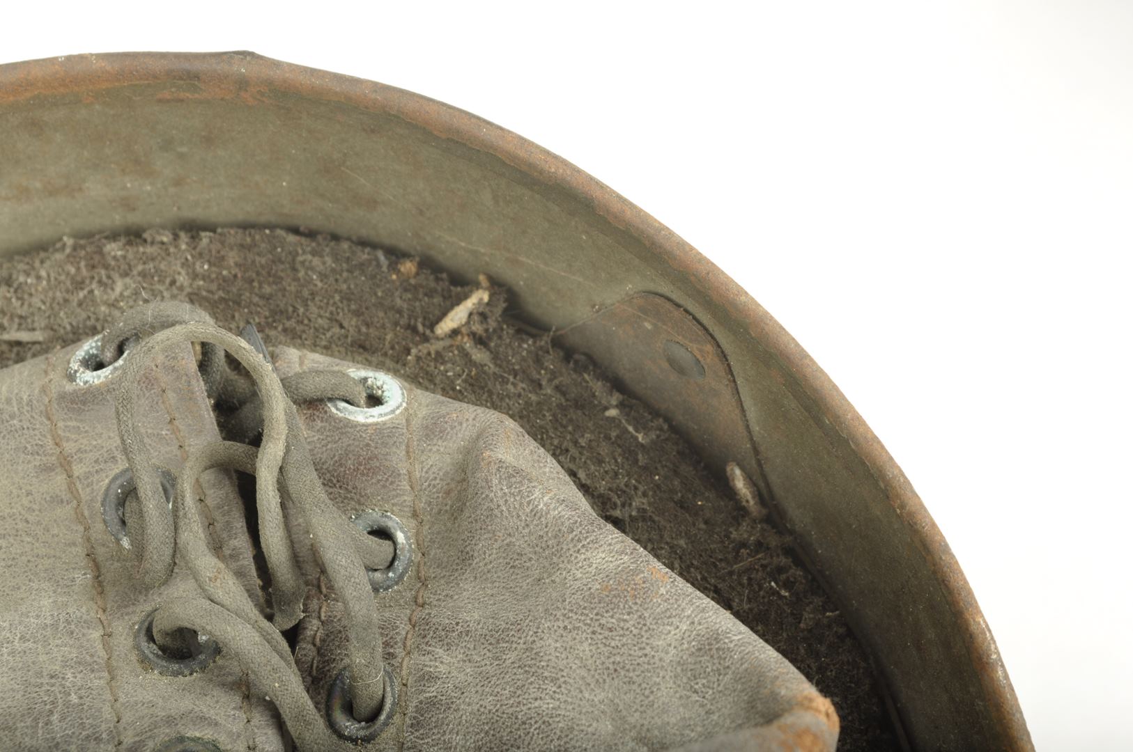 Casque Britannique Despatch Rider daté 1942 / Brigade Piron