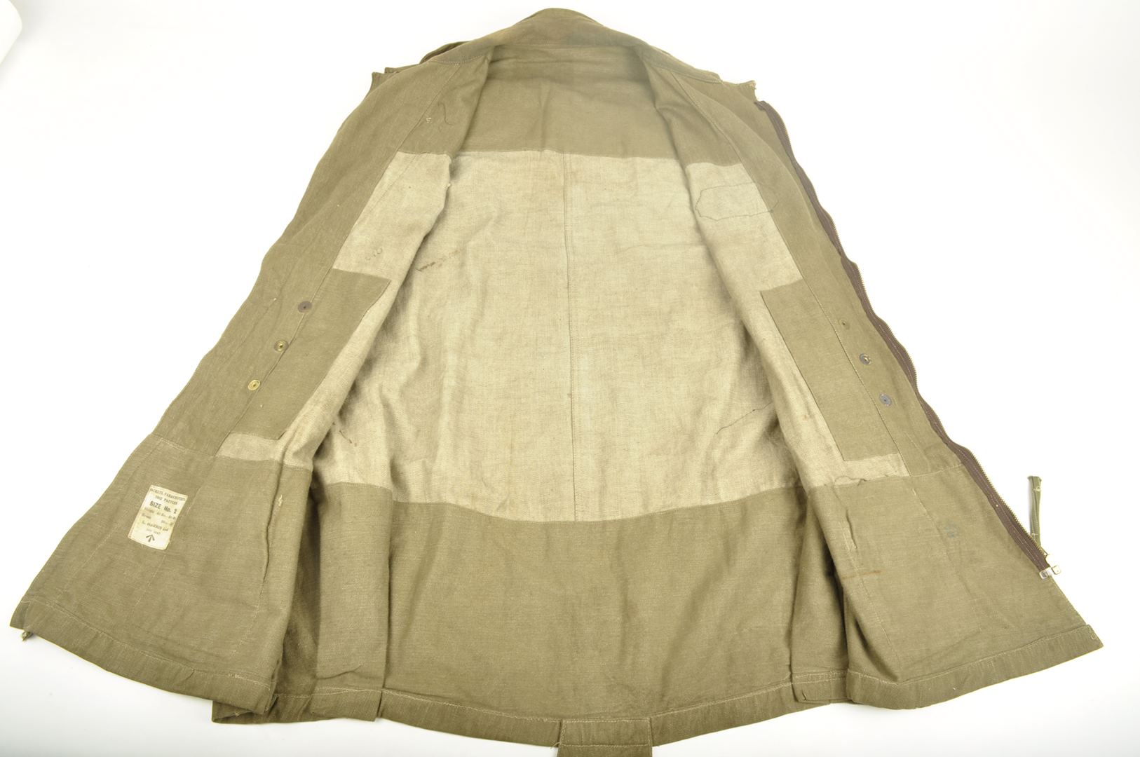 Blouse Oversmock datée 1943 / Infanterie de l'Air