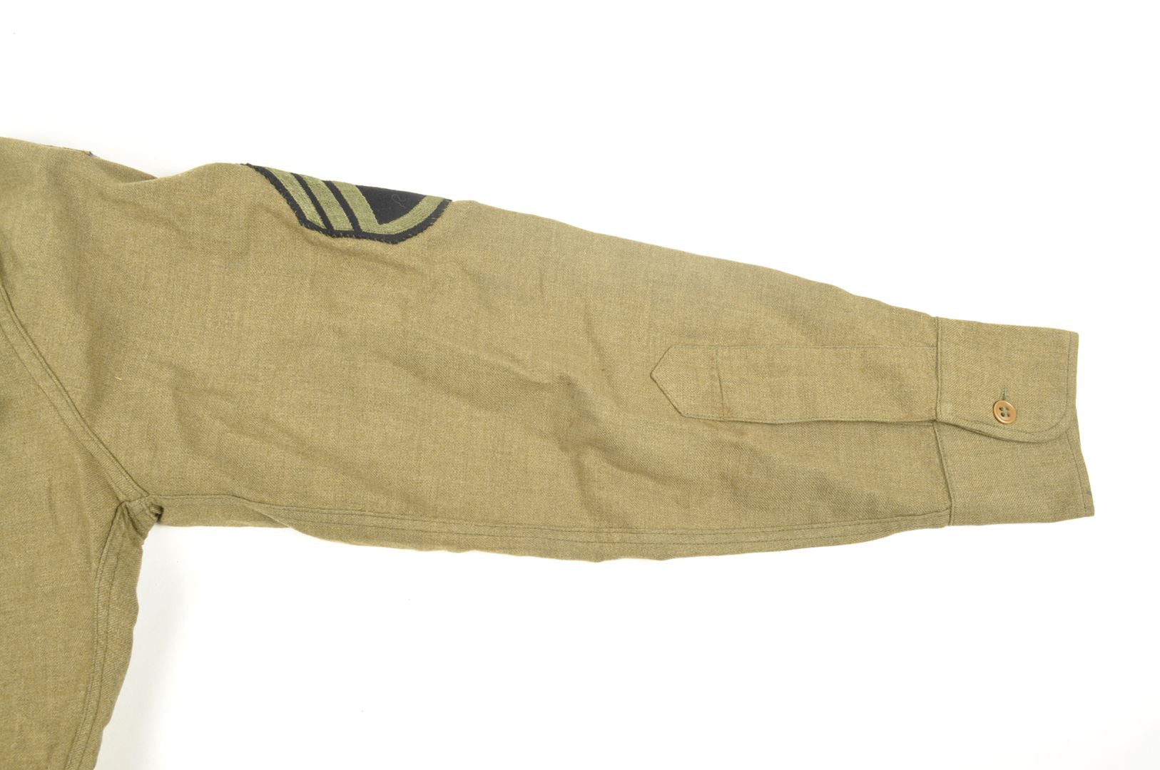 Chemise "moutarde" 77th Infantry Division identifiée / Okinawa