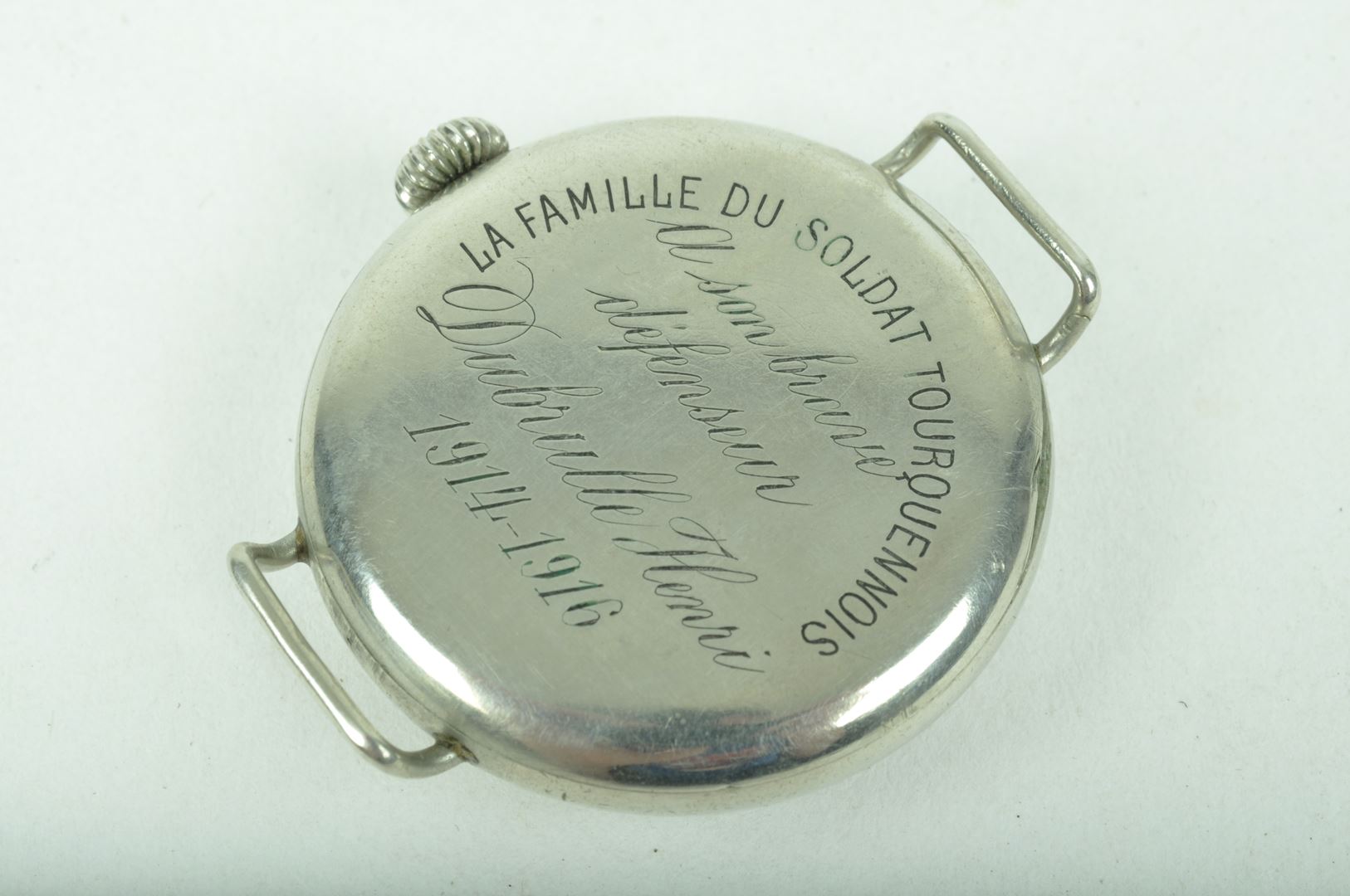Rare montre “hommage au soldat Dubrulle” / Famille du soldat Tourquennois