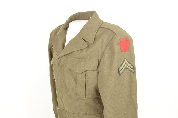 Blouson Ike daté 1944 Nominatif / 28th Infantry Division