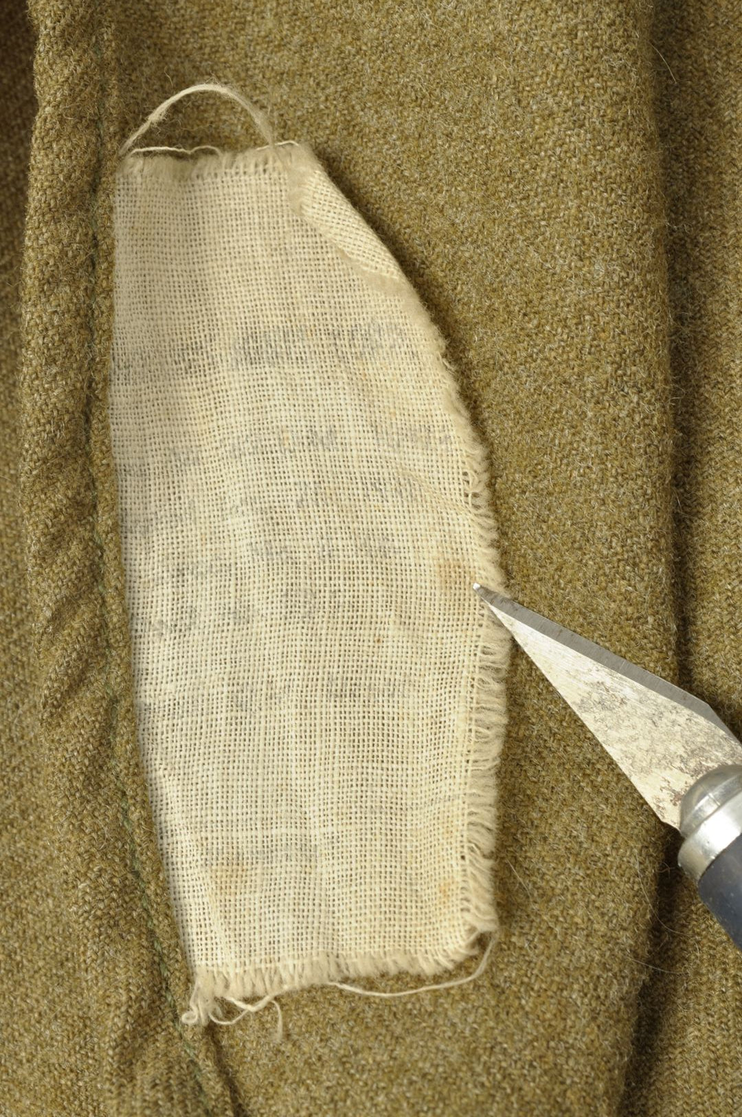 Chemise "moutarde" 77th Infantry Division identifiée / Okinawa