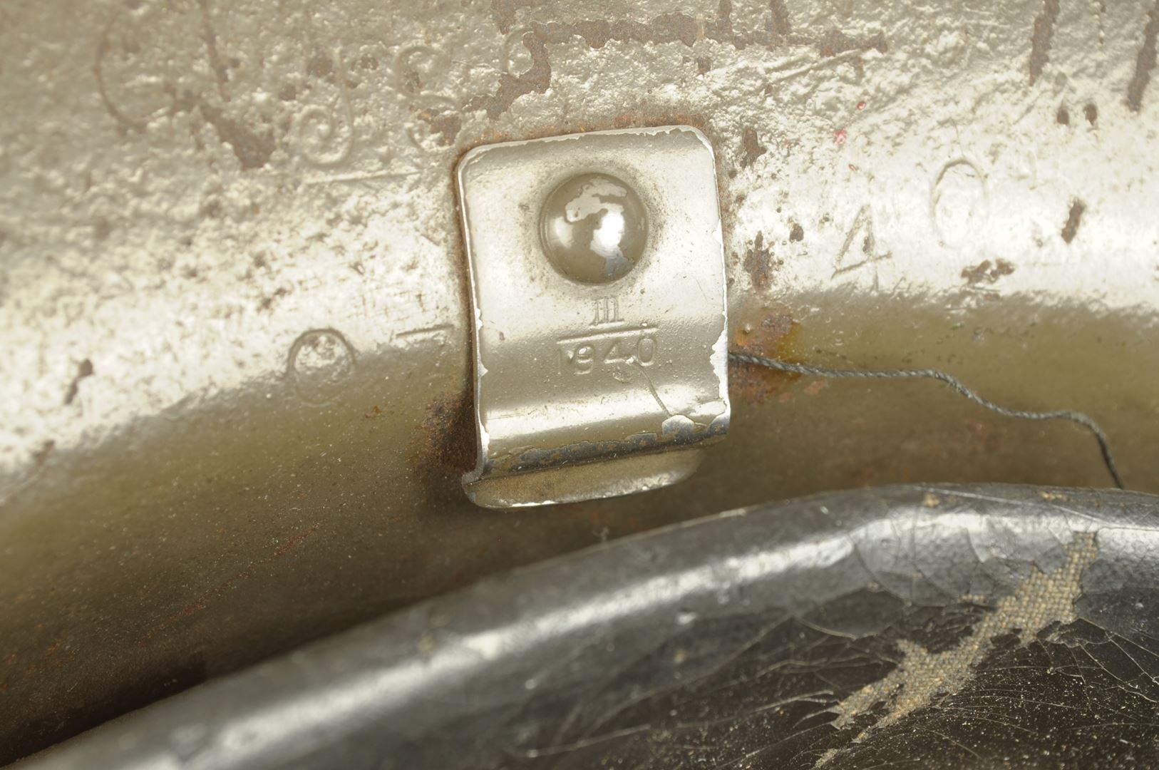 Casque Britannique MKII Nominatif 1940 / Royal Artillery 42nd East Lancashire Division