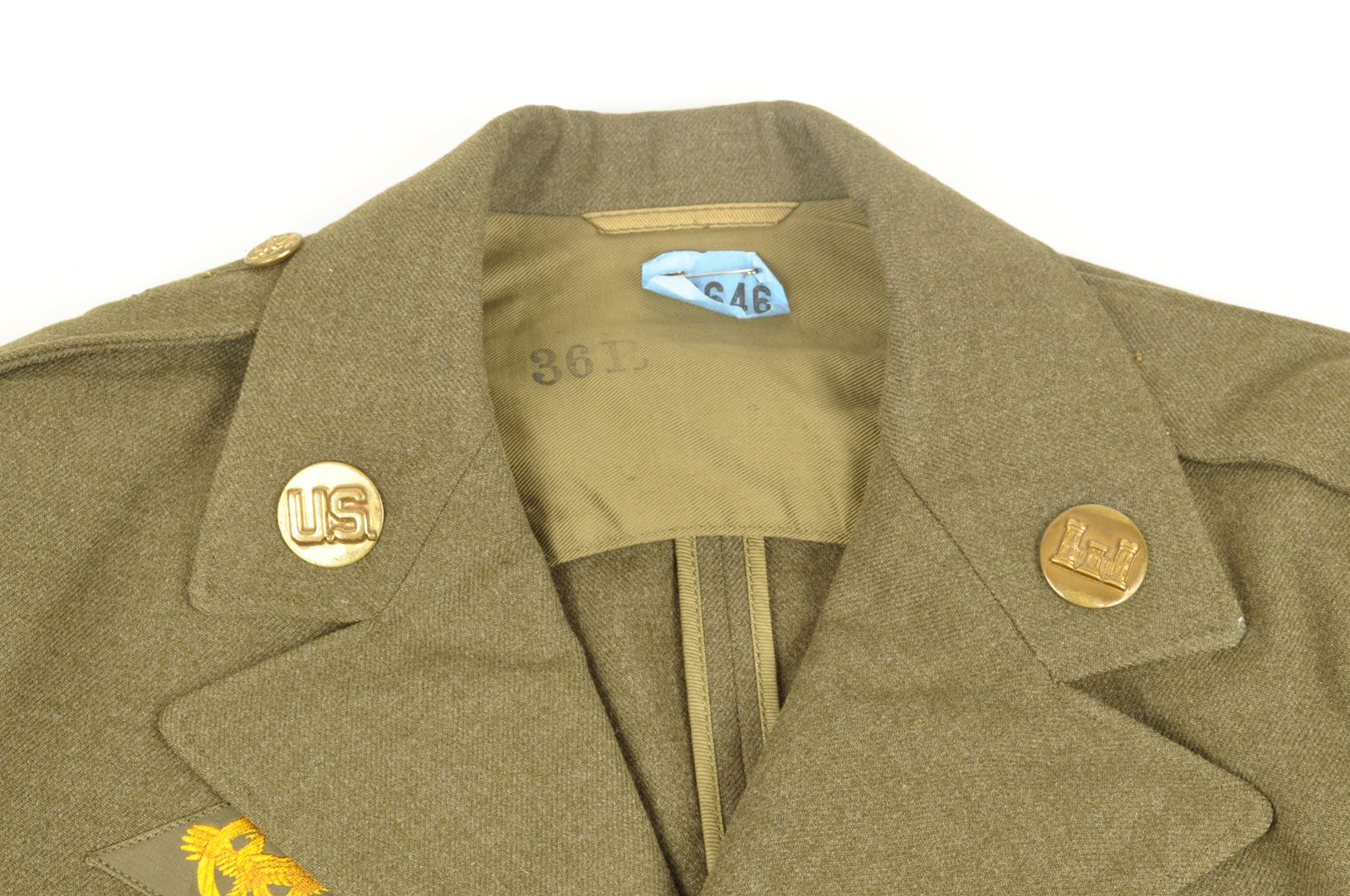 Veste de Sortie troupe "Engineer Spécial Brigades" datée 1942