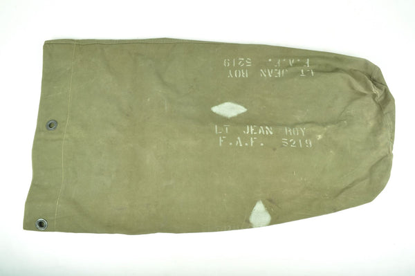 Sac paquetage NOMINATIF FRENCH AIR FORCE / daté 1944