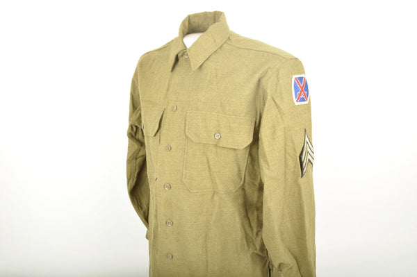 Chemise "moutarde"  15 1/2 - 34 / 10th Mountain Division